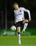 3 November 2023; Connor Malley of Dundalk during the SSE Airtricity Men's Premier Division match between UCD and Dundalk at UCD Bowl in Dublin. Photo by Stephen Marken/Sportsfile