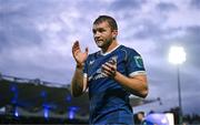 4 November 2023; Ross Molony of Leinster applauds supporters after the United Rugby Championship match between Leinster and Edinburgh at the RDS Arena in Dublin. Photo by Sam Barnes/Sportsfile