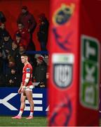 4 November 2023; Ben O'Connor of Munster during the United Rugby Championship match between Munster and Dragons at Musgrave Park in Cork. Photo by Eóin Noonan/Sportsfile