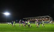 4 November 2023; Kilmacud Crokes players warm-up before the AIB Leinster GAA Football Senior Club Championship quarter-final match between Éire Óg and Kilmacud Crokes at Netwatch Cullen Park in Carlow. Photo by Seb Daly/Sportsfile