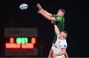 4 November 2023; Oisín Dowling of Connacht and Harry Sheridan of Ulster contest a line-out during the United Rugby Championship match between Connacht and Ulster at The Sportsground in Galway. Photo by Tyler Miller/Sportsfile