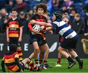 4 November 2023; Action between Lansdowne and Blackrock College in the Bank of Ireland Half-Time Minis during the United Rugby Championship match between Leinster and Edinburgh at the RDS Arena in Dublin. Photo by Harry Murphy/Sportsfile