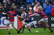 4 November 2023; Action between Clontarf and Portlaoise in the Bank of Ireland Half-Time Minis during the United Rugby Championship match between Leinster and Edinburgh at the RDS Arena in Dublin. Photo by Harry Murphy/Sportsfile