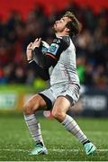 4 November 2023; Rhodri Jones of Dragons during the United Rugby Championship match between Munster and Dragons at Musgrave Park in Cork. Photo by Eóin Noonan/Sportsfile