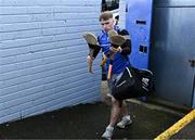 5 November 2023; Conor O'Sullivan of Sarsfields arrives before the AIB Munster GAA Hurling Senior Club Championship quarter-final match between Ballygunner and Sarsfields at Walsh Park in Waterford. Photo by Eóin Noonan/Sportsfile