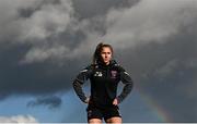 5 November 2023; Ellen Molloy of Wexford Youths warms-up before the EA SPORTS U19 Women's Cup Final between Wexford Youths and Shelbourne at Athlone Town Stadium in Westmeath. Photo by Seb Daly/Sportsfile