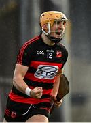 5 November 2023; Peter Hogan of Ballygunner celebrates after scoring his side's first goal during the AIB Munster GAA Hurling Senior Club Championship quarter-final match between Ballygunner and Sarsfields at Walsh Park in Waterford. Photo by Eóin Noonan/Sportsfile