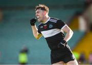 5 November 2023; Eoin Hurley of Newcastle West celebrates after scoring his side's first goal during the Limerick County Senior Club Football Championship final match between Adare and Newcastle West at TUS Gaelic Grounds in Limerick. Photo by Tom Beary/Sportsfile