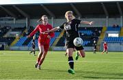 5 November 2023; Ellen Molloy of Wexford Youths during the EA SPORTS Women’s U19 Cup Final between Wexford Youths and Shelbourne at Athlone Town Stadium in Westmeath. Photo by Seb Daly/Sportsfile