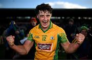 5 November 2023; Kieran Molloy of Corofin after his side's victory in the Galway County Senior Club Football Championship final match between Corofin and Moycullen at Pearse Stadium in Galway. Photo by Harry Murphy/Sportsfile
