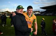 5 November 2023; Brian Cogger of Corofin after his side's victory in the Galway County Senior Club Football Championship final match between Corofin and Moycullen at Pearse Stadium in Galway. Photo by Harry Murphy/Sportsfile