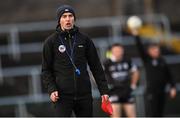 5 November 2023; Kilcoo manager Karl Lacey before the AIB Ulster GAA Football Senior Club Championship round 1 match between Derrygonnelly Harps of Fermanagh and Kilcoo of Down at Brewster Park in Enniskillen, Fermanagh. Photo by Ramsey Cardy/Sportsfile