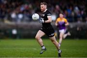 5 November 2023; Aaron Morgan of Kilcoo during the AIB Ulster GAA Football Senior Club Championship round 1 match between Derrygonnelly Harps of Fermanagh and Kilcoo of Down at Brewster Park in Enniskillen, Fermanagh. Photo by Ramsey Cardy/Sportsfile