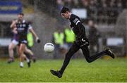 5 November 2023; Eugene Branagan of Kilcoo during the AIB Ulster GAA Football Senior Club Championship round 1 match between Derrygonnelly Harps of Fermanagh and Kilcoo of Down at Brewster Park in Enniskillen, Fermanagh. Photo by Ramsey Cardy/Sportsfile