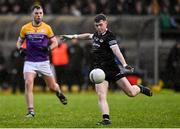 5 November 2023; Jack Devlin of Kilcoo during the AIB Ulster GAA Football Senior Club Championship round 1 match between Derrygonnelly Harps of Fermanagh and Kilcoo of Down at Brewster Park in Enniskillen, Fermanagh. Photo by Ramsey Cardy/Sportsfile