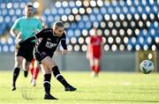 5 November 2023; Mia Lenihan of Wexford Youths during the EA SPORTS Women’s U19 Cup Final between Wexford Youths and Shelbourne at Athlone Town Stadium in Westmeath. Photo by Seb Daly/Sportsfile