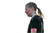 5 November 2023; Wexford Youths captain Freya de Mange during the EA SPORTS Women’s U19 Cup Final between Wexford Youths and Shelbourne at Athlone Town Stadium in Westmeath. Photo by Seb Daly/Sportsfile
