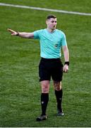 5 November 2023; Referee Eric Eaton during the EA SPORTS Women’s U19 Cup Final between Wexford Youths and Shelbourne at Athlone Town Stadium in Westmeath. Photo by Seb Daly/Sportsfile
