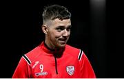 3 November 2023; Jamie McGonigle of Derry City during the SSE Airtricity Men's Premier Division match between Derry City and St Patrick's Athletic at The Ryan McBride Brandywell Stadium in Derry. Photo by Ramsey Cardy/Sportsfile
