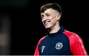 3 November 2023; Chris Forrester of St Patrick's Athletic before the SSE Airtricity Men's Premier Division match between Derry City and St Patrick's Athletic at The Ryan McBride Brandywell Stadium in Derry. Photo by Ramsey Cardy/Sportsfile