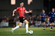 3 November 2023; Michael Duffy of Derry City during the SSE Airtricity Men's Premier Division match between Derry City and St Patrick's Athletic at The Ryan McBride Brandywell Stadium in Derry. Photo by Ramsey Cardy/Sportsfile