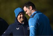 6 November 2023; Contact skills coach Sean O'Brien and James Ryan during Leinster rugby squad training session at UCD in Dublin. Photo by Harry Murphy/Sportsfile
