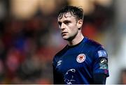 3 November 2023; Jason McClelland of St Patrick's Athletic during the SSE Airtricity Men's Premier Division match between Derry City and St Patrick's Athletic at The Ryan McBride Brandywell Stadium in Derry. Photo by Ramsey Cardy/Sportsfile