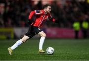 3 November 2023; Paul McMullan of Derry City during the SSE Airtricity Men's Premier Division match between Derry City and St Patrick's Athletic at The Ryan McBride Brandywell Stadium in Derry. Photo by Ramsey Cardy/Sportsfile