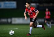 3 November 2023; Brandon Kavanagh of Derry City during the SSE Airtricity Men's Premier Division match between Derry City and St Patrick's Athletic at The Ryan McBride Brandywell Stadium in Derry. Photo by Ramsey Cardy/Sportsfile