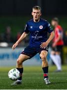 3 November 2023; Thijs Timmermans of St Patrick's Athletic during the SSE Airtricity Men's Premier Division match between Derry City and St Patrick's Athletic at The Ryan McBride Brandywell Stadium in Derry. Photo by Ramsey Cardy/Sportsfile