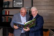 6 November 2023; Monaghan County Board chairman Declan Flanagan and Photographer and Sportsfile founder Ray McManus during the launch of A Season of Sundays 2023 at The Croke Park Hotel in Dublin. Photo by Piaras Ó Mídheach/Sportsfile