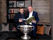 6 November 2023; Dublin senior football manager Dessie Farrell, left, and Mazars Managing Partner Tom O’Brien during the launch of A Season of Sundays 2023 at The Croke Park Hotel in Dublin. Photo by Piaras Ó Mídheach/Sportsfile