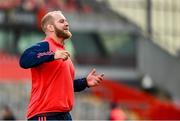 7 November 2023; Jeremy Loughman during a Munster rugby squad training session at Thomond Park in Limerick. Photo by Eóin Noonan/Sportsfile