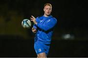 7 November 2023; Ciarán Frawley during a Leinster rugby open training session at Dublin University Football Club in Trinity College, Dublin. Photo by David Fitzgerald/Sportsfile