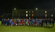 7 November 2023; Leinster and Dublin University Football Club players after a Leinster rugby open training session at Dublin University Football Club in Trinity College, Dublin. Photo by David Fitzgerald/Sportsfile