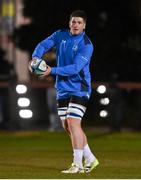 7 November 2023; Joe McCarthy during a Leinster rugby open training session at Dublin University Football Club in Trinity College, Dublin. Photo by David Fitzgerald/Sportsfile