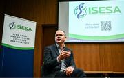 8 November 2023; Interim Chair Dr Tom Comyns pictured today at the launch of ISESA, the Irish Sport and Exercise Sciences Association at the Sport Ireland Conference Centre in Dublin. Photo by Harry Murphy/Sportsfile