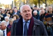 8 November 2023; Former Arsenal and Republic of Ireland player Liam Brady in attendance at the unveiling of the Pat Jennings statue at Kildare Street in Newry, Down. Photo by David Fitzgerald/Sportsfile