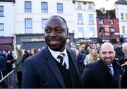 8 November 2023; Former Tottenham Hotspur player Ledley King in attendance at the unveiling of the Pat Jennings statue at Kildare Street in Newry, Down. Photo by David Fitzgerald/Sportsfile