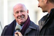 8 November 2023; Former Arsenal and Republic of Ireland player Liam Brady in attendance at the unveiling of the Pat Jennings statue at Kildare Street in Newry, Down. Photo by David Fitzgerald/Sportsfile