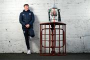 8 November 2023; Chris Forrester poses for a portrait during a St Patrick's Athletic media day, at Richmond Park in Dublin, ahead of the Sports Direct FAI Cup Final. Photo by Stephen McCarthy/Sportsfile
