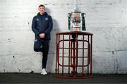 8 November 2023; Chris Forrester poses for a portrait during a St Patrick's Athletic media day, at Richmond Park in Dublin, ahead of the Sports Direct FAI Cup Final. Photo by Stephen McCarthy/Sportsfile