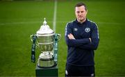 8 November 2023; Manager Jon Daly poses for a portrait during a St Patrick's Athletic media day, at Richmond Park in Dublin, ahead of the Sports Direct FAI Cup Final. Photo by Stephen McCarthy/Sportsfile