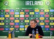 9 November 2023; Manager Jim Crawford during a Republic of Ireland U21 squad announcement at FAI Headquarters in Abbotstown, Dublin. Photo by Seb Daly/Sportsfile