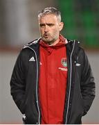 10 November 2023; Cork City manager Richie Holland before the SSE Airtricity Men's Promotion / Relegation play-off match between Waterford and Cork City at Tallaght Stadium in Dublin. Photo by Tyler Miller/Sportsfile