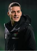 10 November 2023; Ruairi Keating of Cork City before the SSE Airtricity Men's Promotion / Relegation play-off match between Waterford and Cork City at Tallaght Stadium in Dublin. Photo by Tyler Miller/Sportsfile