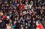 10 November 2023; Cork City supporters before the SSE Airtricity Men's Premier Division Promotion / Relegation play-off match between Waterford and Cork City at Tallaght Stadium in Dublin. Photo by Stephen McCarthy/Sportsfile