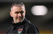 10 November 2023; Cork City manager Richie Holland before the SSE Airtricity Men's Premier Division Promotion / Relegation play-off match between Waterford and Cork City at Tallaght Stadium in Dublin. Photo by Stephen McCarthy/Sportsfile