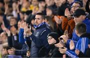 10 November 2023; Waterford supporters during the SSE Airtricity Men's Premier Division Promotion / Relegation play-off match between Waterford and Cork City at Tallaght Stadium in Dublin. Photo by Stephen McCarthy/Sportsfile