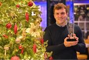 10 November 2023; Personality of the Year recipient, Clare hurler Shane O’Donnell with his award at the Gaelic Writers’ Association Awards, supported by EirGrid, at the Iveagh Garden Hotel in Dublin. Photo by Brendan Moran/Sportsfile